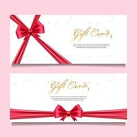 gift card vector sjabloon