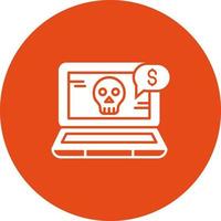 online fraude vector icoon