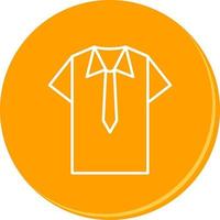 overhemd en stropdas vector icoon