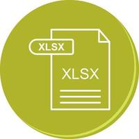 xlsx vector icoon