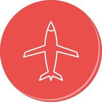 vliegtuig vector pictogram