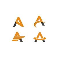 een brief logo, luchtwegen bedrijf sjabloon vector icoon illustratie