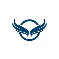 vleugel logo sjabloon vector icoon illustratie