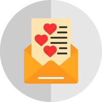liefde brief vector icoon ontwerp