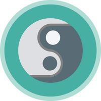 yin yang vector icoon ontwerp