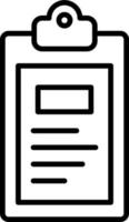 Klembord vector pictogram