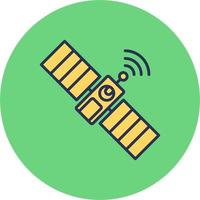 satelliet vector pictogram