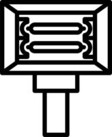 zaklamp vector pictogram