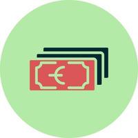 contant geld vector pictogram