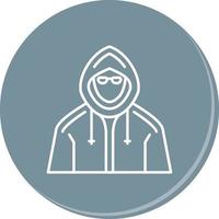 hacker vector pictogram