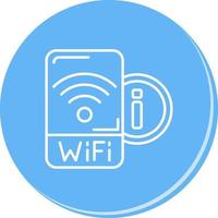 Wifi signaal vector icoon