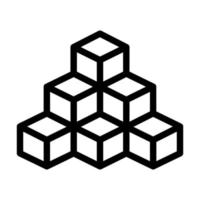 kubussen icoon ontwerp vector