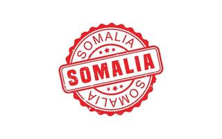 Somalië postzegel rubber met grunge stijl Aan wit achtergrond vector