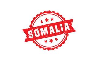 Somalië postzegel rubber met grunge stijl Aan wit achtergrond vector