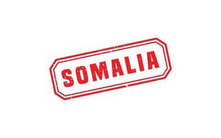 Somalië postzegel rubber met grunge stijl Aan wit achtergrond vector