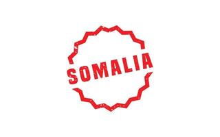 Somalië postzegel rubber met grunge stijl Aan wit achtergrond vector