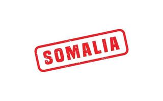 Somalië postzegel rubber met grunge stijl Aan wit achtergrond vector