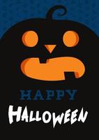 happy halloween belettering vector