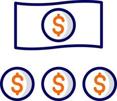 geld vector pictogram