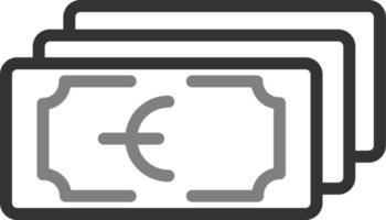 contant geld vector pictogram