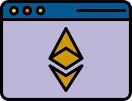 ethereum browser vector icoon