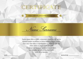 certificaat en diploma sjabloon vector