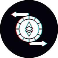 ethereum uitwisseling vector icoon