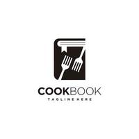 koken boek, recept logo sjabloon ontwerp in schets stijl vector ontwerp