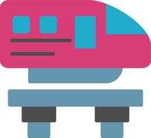 monorail vector icoon