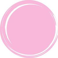 cirkel abstract vorm in roze kleur. vector