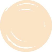 abstract vorm cirkel in beige kleur. vector