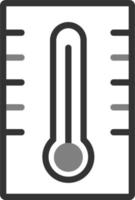 thermometer vector pictogram