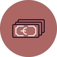 contant geld vector pictogram