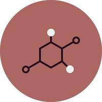 molecuul vector pictogram