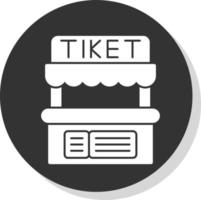ticket kantoor vector icoon ontwerp