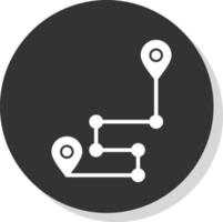 route vector icoon ontwerp
