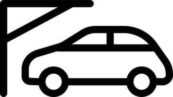 auto parkeren vectorillustratie op een background.premium kwaliteit symbolen.vector pictogrammen voor concept en grafisch ontwerp. vector