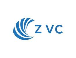 zvc brief logo ontwerp Aan wit achtergrond. zvc creatief cirkel brief logo concept. zvc brief ontwerp. vector