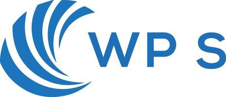 wps brief logo ontwerp Aan wit achtergrond. wps creatief cirkel brief logo concept. wps brief ontwerp. vector