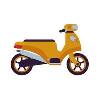 scooter motorfiets voertuig stijlicoon vector