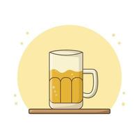 glas bier icoon ontwerp vector