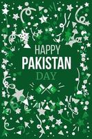 onafhankelijkheidsdag pakistan vector