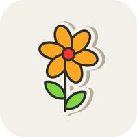 bloem vector pictogram ontwerp