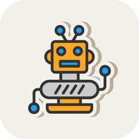 robot vector icoon ontwerp