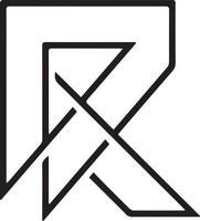 letterteken logo van brief r vector het dossier