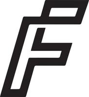 letterteken logo van brief f vector het dossier