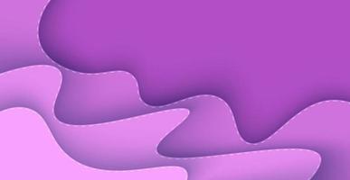 multi lagen roze structuur 3d papercut lagen in helling vector spandoek. abstract papier besnoeiing kunst achtergrond ontwerp voor website sjabloon. topografie kaart concept of glad origami papier besnoeiing