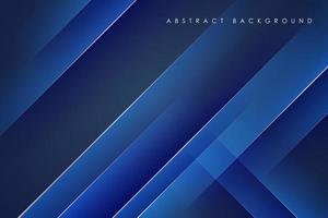 modern abstract blauw digonaal streep achtergrond met goud lijn samenstelling. eps10 vector