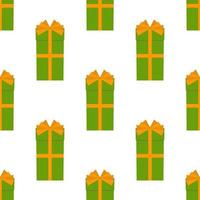 naadloos patroon met geschenk dozen. vector illustratie.