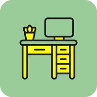 bureau vector icoon ontwerp